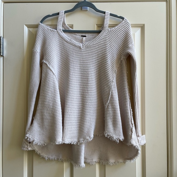 Free People Moonshine cold shoulder sweater - Picture 2 of 8